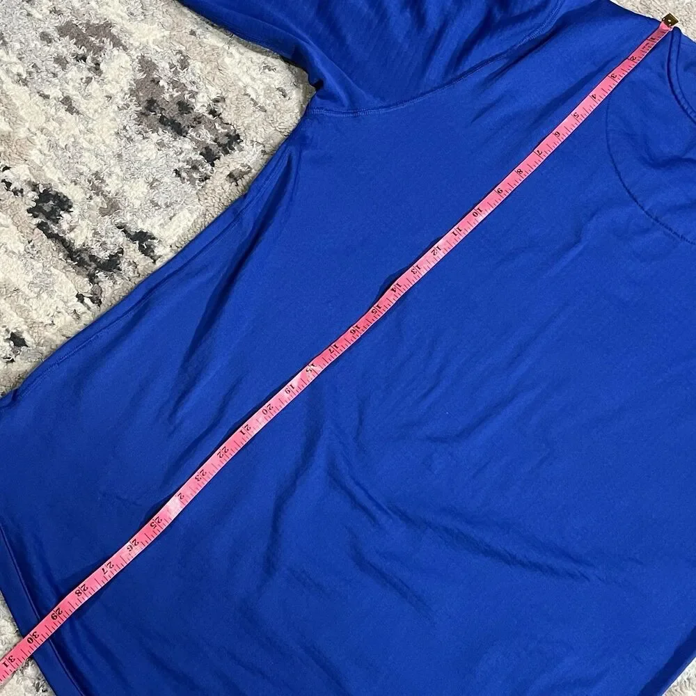 Nike Florida Gators Shirt Mens Large Long Sleeve Blue Embroidered Logo Waffle
